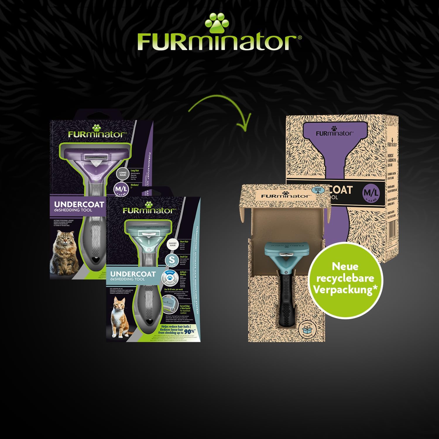 FURminator Katzenbürsten – effektive Fellpflege für jede Katze